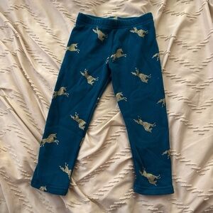 Carter's Teal Leggings with Gold Accents